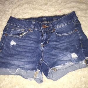 So midi high waisted shorts